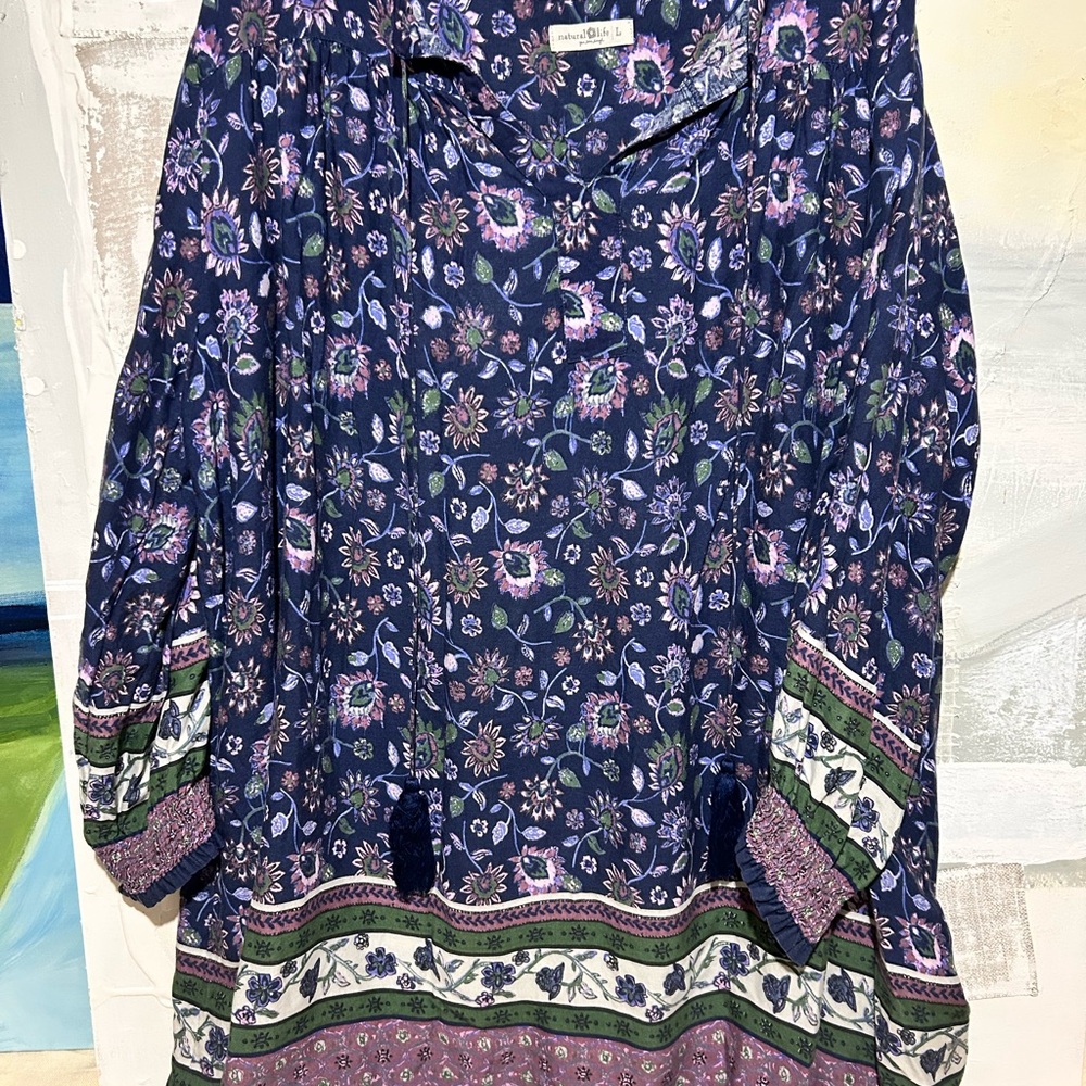 Natural Life brand floral mini dress